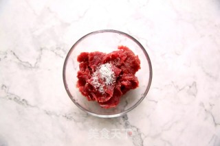 菜心蒸牛肉的做法步骤：4