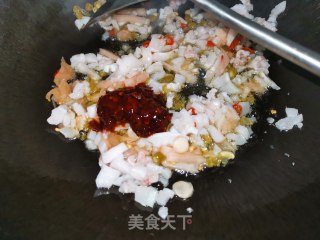 香煎酸菜豆腐的做法步骤：5