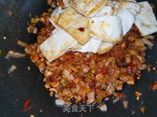 香煎酸菜豆腐的做法步骤：6