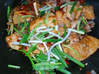 香煎酸菜豆腐的做法步骤：9