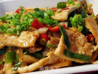 香煎酸菜豆腐的做法步骤：10
