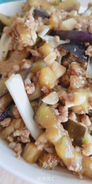 肉末茄子的做法步骤：6