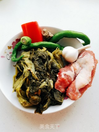 肉末腌菜的做法步骤：1