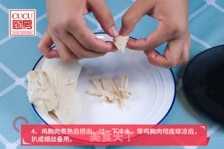 金针菇拌鸡丝的做法步骤：5