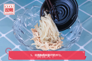 金针菇拌鸡丝的做法步骤：6