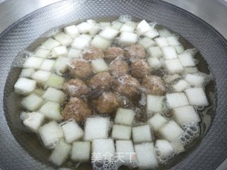 冬瓜丸子汤的做法步骤：5