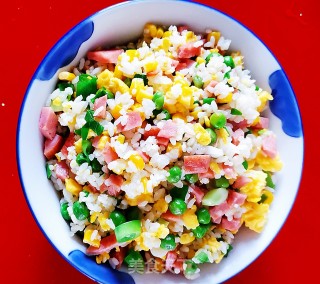 炒饭的做法步骤：7