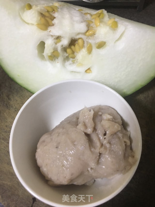 冬瓜焖鱼松的做法步骤：1