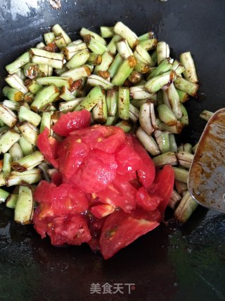 番茄肉丝豆角焖面的做法步骤：9