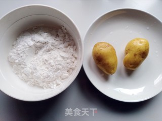 糯米粉土豆饼的做法步骤：1