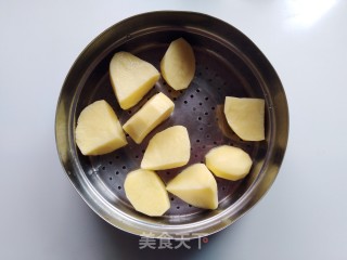 糯米粉土豆饼的做法步骤：2