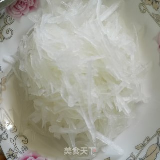 高汤冬瓜翅丝的做法步骤：1