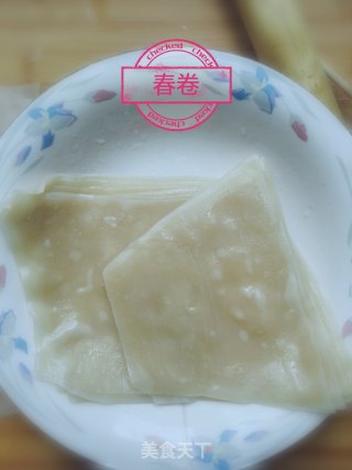 馄饨皮春卷的做法步骤：5