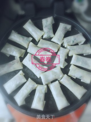 馄饨皮春卷的做法步骤：9
