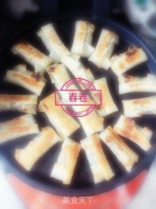 馄饨皮春卷的做法步骤：10