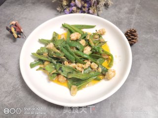 青椒炒虾的做法步骤：5