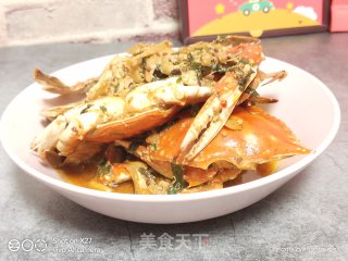 红烧梭子蟹的做法步骤：9