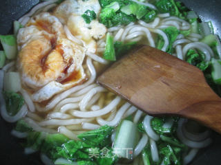 鸭蛋小白菜煮土豆粉条的做法步骤：8