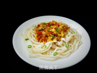 “ 面条 ”番茄冬瓜打卤面的做法步骤：1