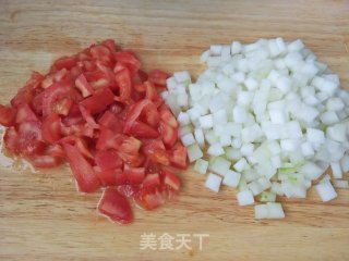 “ 面条 ”番茄冬瓜打卤面的做法步骤：3