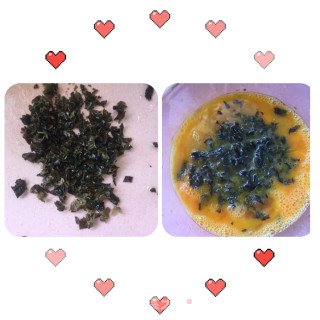 木耳金针菇炒鸡蛋的做法步骤：2