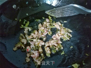 苦瓜雪菜炒肉的做法步骤：6