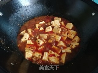 麻婆豆腐的做法步骤：9