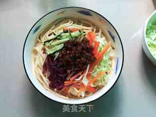肉末蔬菜拌面的做法步骤：8