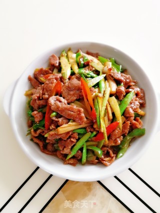 芦笋炒牛肉的做法步骤：14