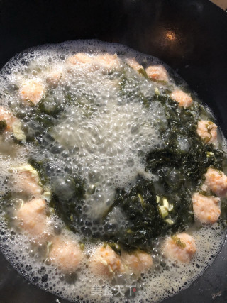 虾丸紫菜蛋花汤的做法步骤：12