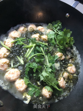 虾丸紫菜蛋花汤的做法步骤：13