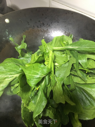 牛肉炒菜心的做法步骤：7