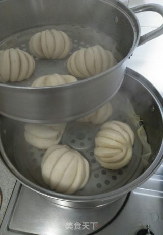 灯笼花卷的做法步骤：9