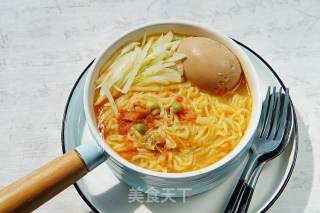 芝士拉面的做法步骤：8