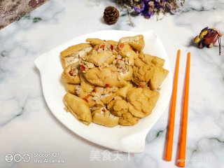肉末炒油豆腐的做法步骤：9