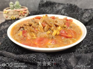 牛肉炒西红柿的做法步骤：6