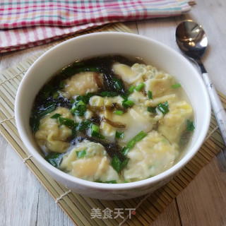 韭菜三鲜馄饨的做法步骤：17