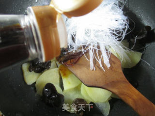 黑木耳土豆炒粉丝的做法步骤：7