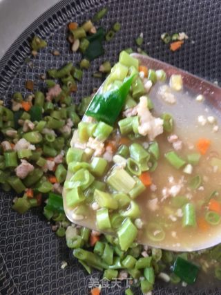 “面条”菜豆肉卤过水面的做法步骤：21