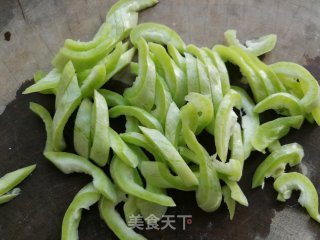 蛇豆炒鸭蛋的做法步骤：2