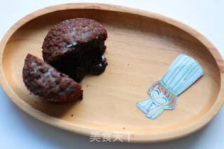 低糖爆浆热巧克力蛋糕的做法步骤：8