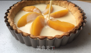 黄桃布丁派的做法步骤：9