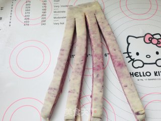 紫薯大理石吐司（磅蛋糕模具）的做法步骤：8