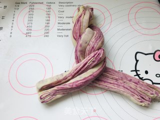 紫薯大理石吐司（磅蛋糕模具）的做法步骤：9