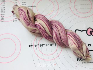 紫薯大理石吐司（磅蛋糕模具）的做法步骤：10