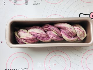 紫薯大理石吐司（磅蛋糕模具）的做法步骤：11