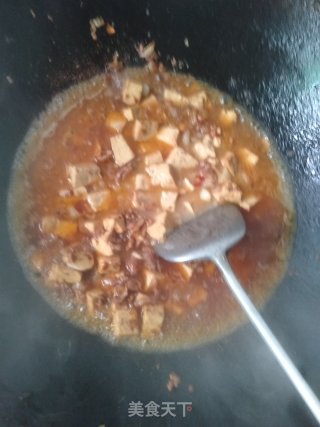 红烧豆腐丁的做法步骤：6