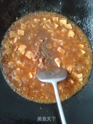 红烧豆腐丁的做法步骤：8
