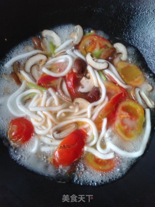 香菇土豆粉的做法步骤：7
