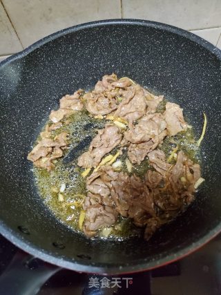 沙茶牛肉的做法步骤：4